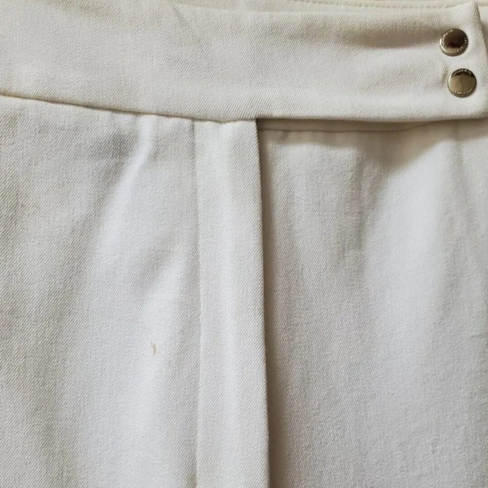 RALPH LAUREN PROVENCE WHITE STRETCH PANTS